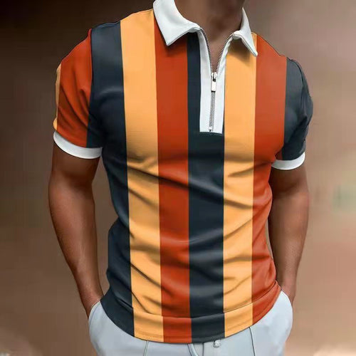 Striped Polo T-Shirt