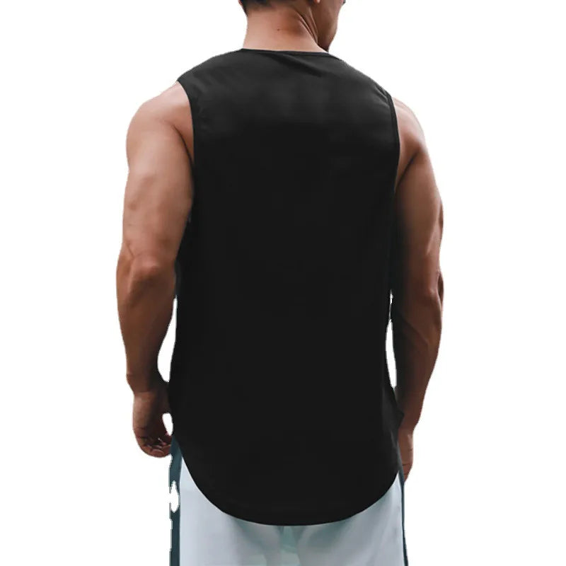Men's Quick-Dry Gym Tank Top – Sleeveless Fitness Vest