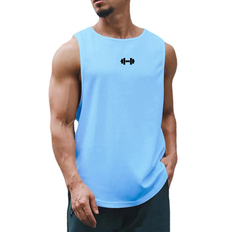 Men's Quick-Dry Gym Tank Top – Sleeveless Fitness Vest