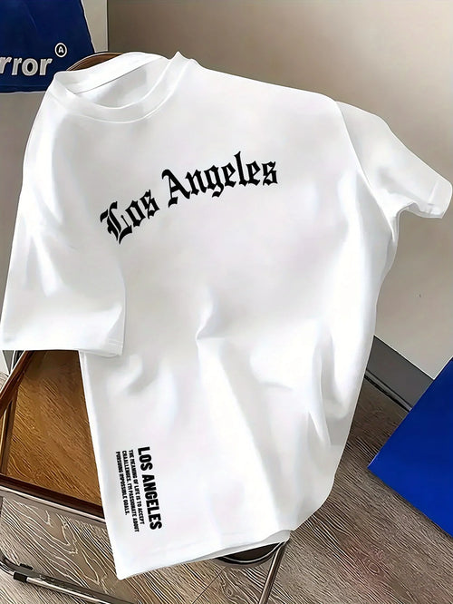 Men's Los Angeles Print Cotton T-Shirt