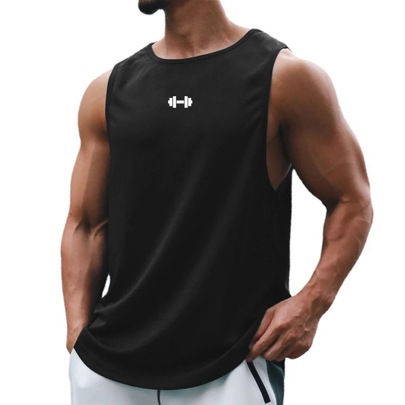 Men's Quick-Dry Gym Tank Top – Sleeveless Fitness Vest