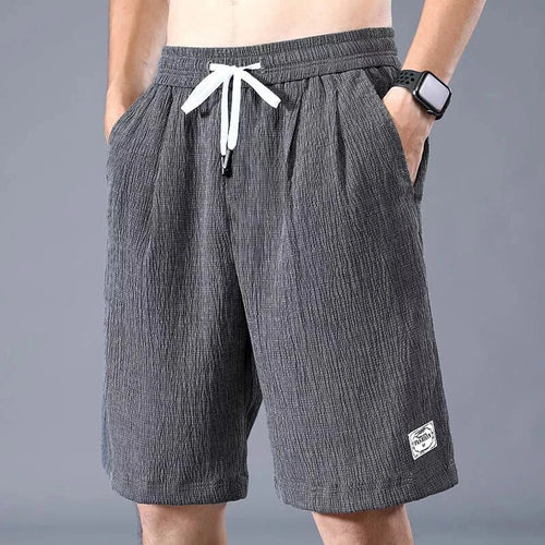 Men’s Ice Silk Sports Shorts – Thin, Loose, Breathable