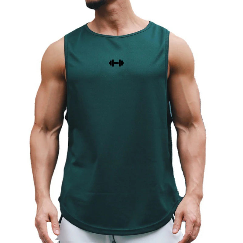 Men's Quick-Dry Gym Tank Top – Sleeveless Fitness Vest