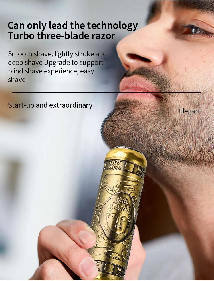 Mini Electric Razor for Men – Waterproof & Irritation-Free