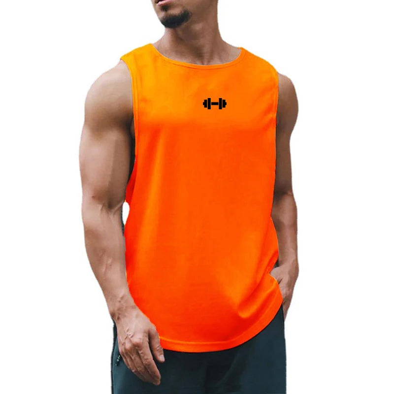 Men's Quick-Dry Gym Tank Top – Sleeveless Fitness Vest