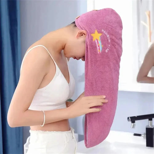 Rapid Dry Microfiber Hair Towel – Quick & Anti-Frizz