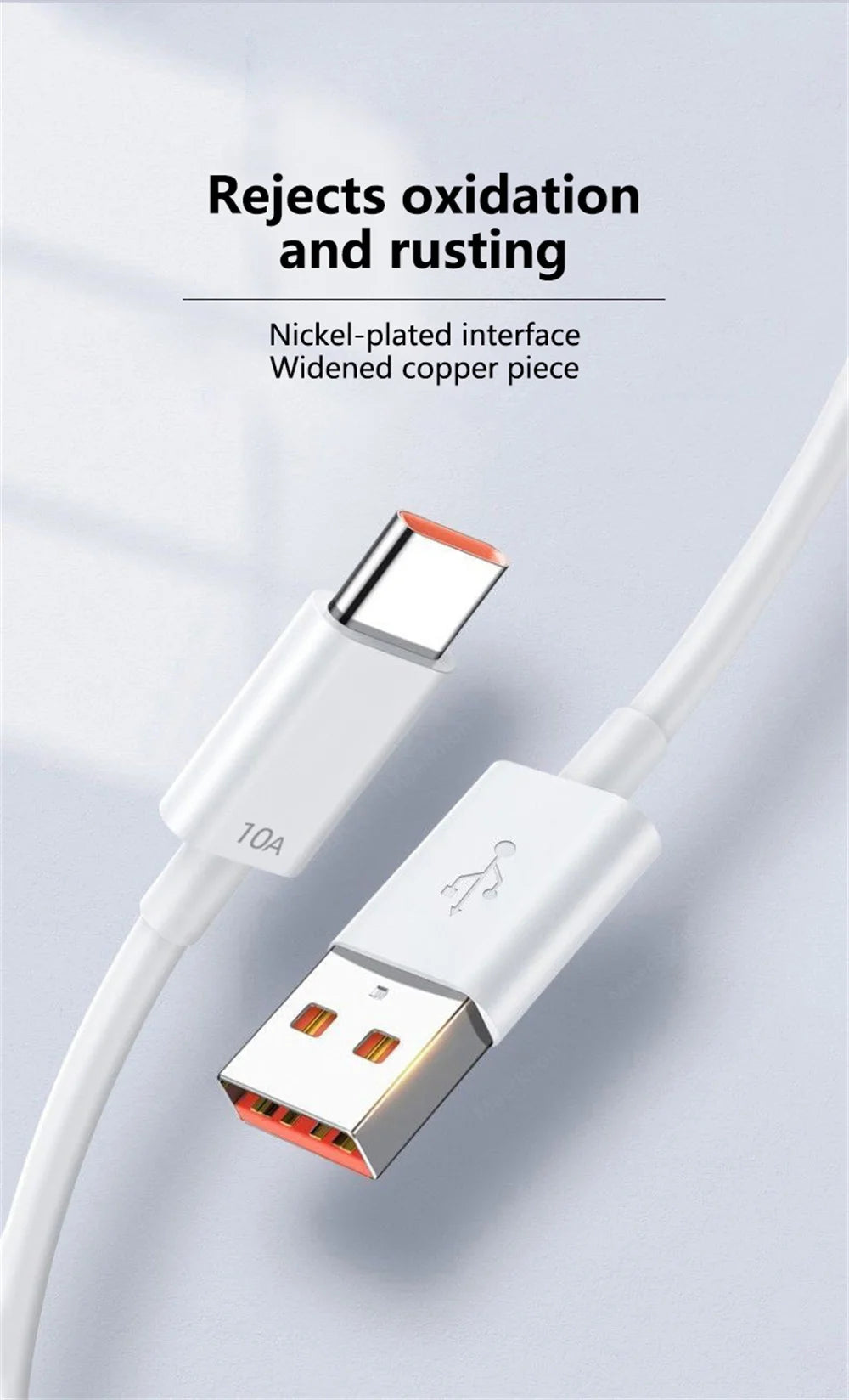 120W 10A USB-C Super Fast Charging Cable