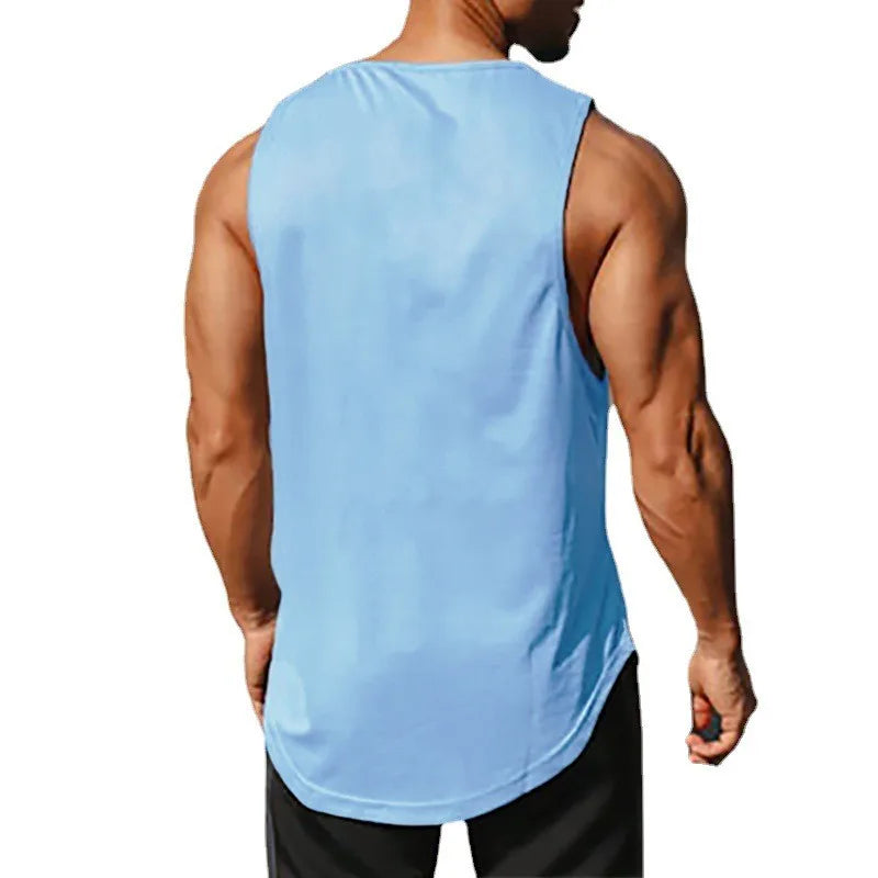 Men's Quick-Dry Gym Tank Top – Sleeveless Fitness Vest