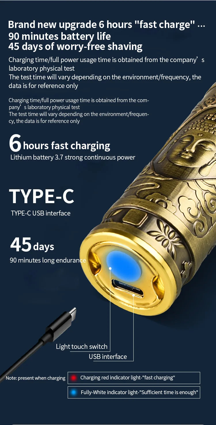 Mini Electric Razor for Men – Waterproof & Irritation-Free