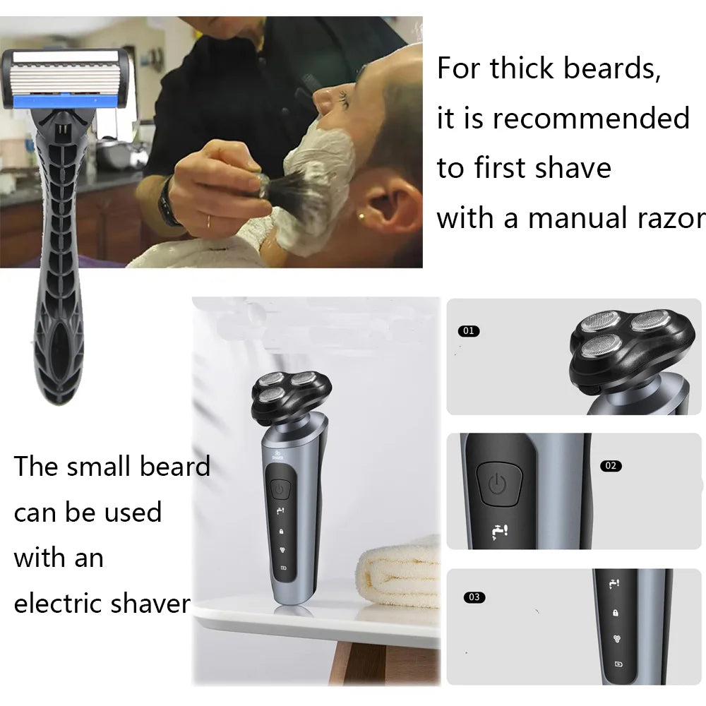 Shaver Bear Intelligent Wet/Dry Beard Trimmer Razor