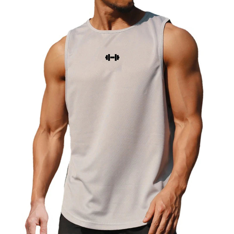 Men's Quick-Dry Gym Tank Top – Sleeveless Fitness Vest