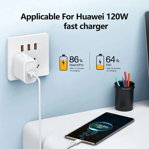 120W 10A USB-C Super Fast Charging Cable