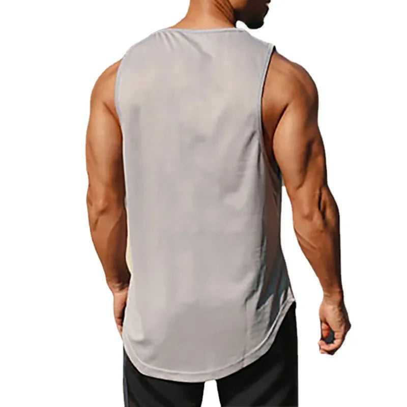Men's Quick-Dry Gym Tank Top – Sleeveless Fitness Vest